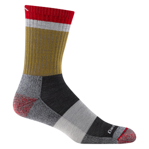 Men's Heady Stripe Micro Crew Lightweight Hiking Socks